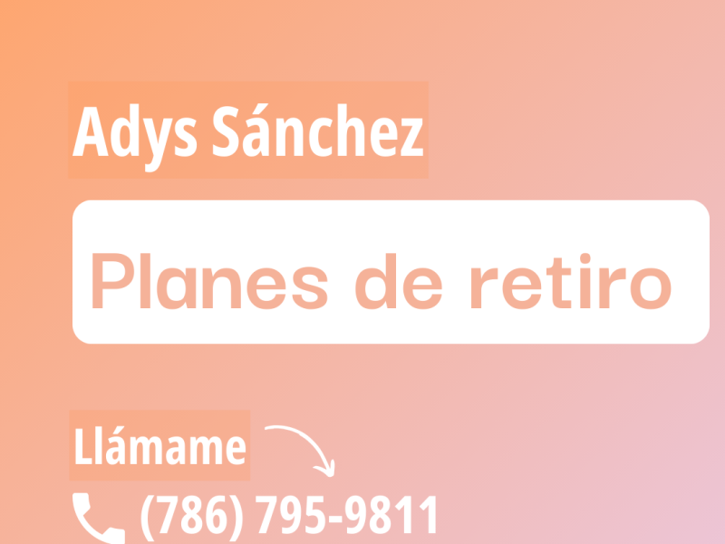 Planes de retiro para la vejez